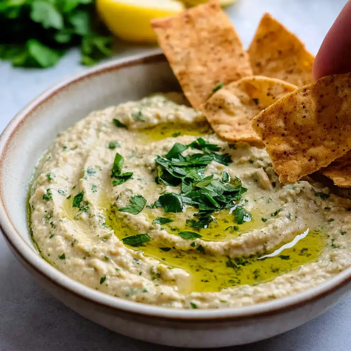 Lemon & Herb White Bean Dip