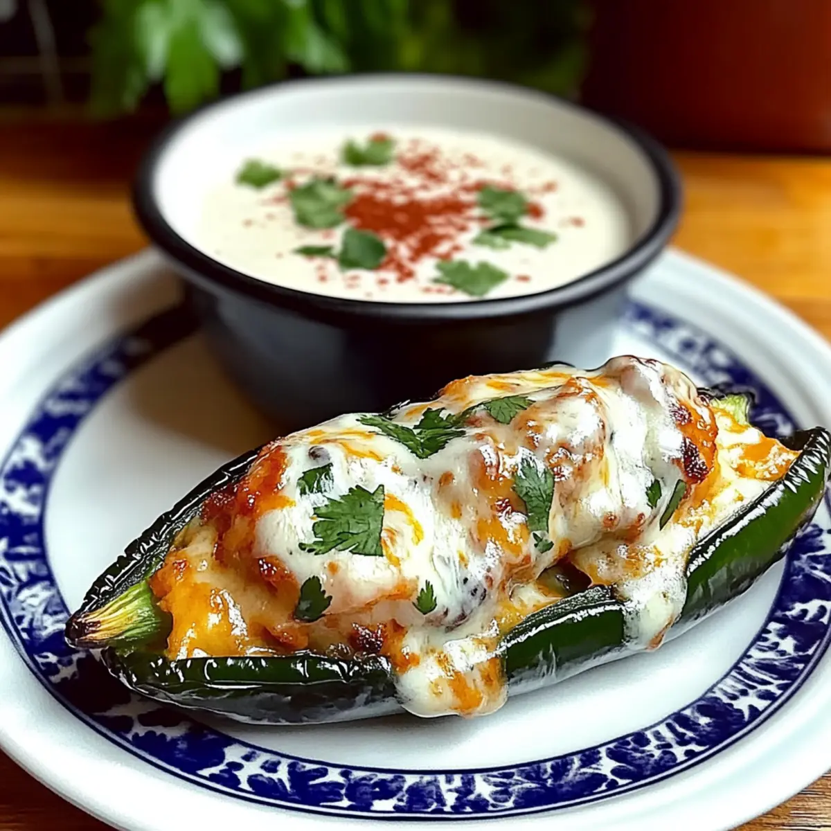 Chiles Rellenos de Camaron