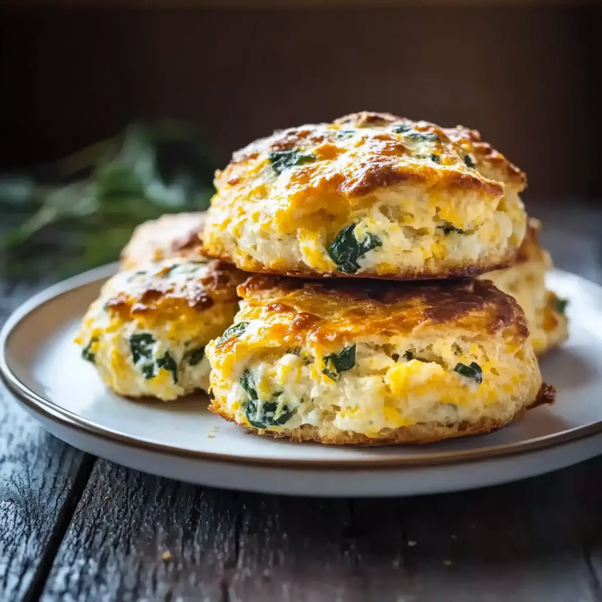 Savory Protein Egg Biscuits