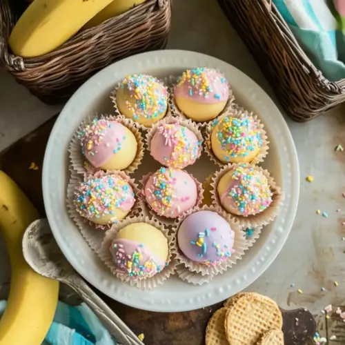 Banana Pudding Easter Truffles
