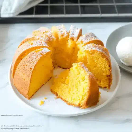 Eggless Mango Bundt Cake