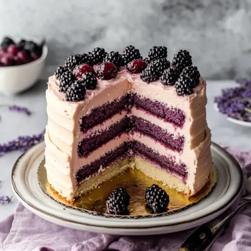 Blackberry Lavender Cake Recipe