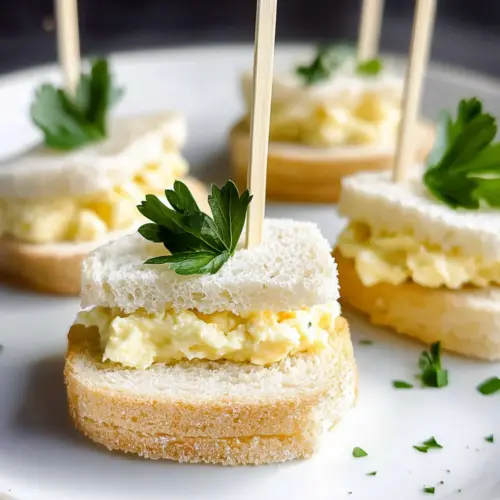 Egg Salad Tea Sandwiches