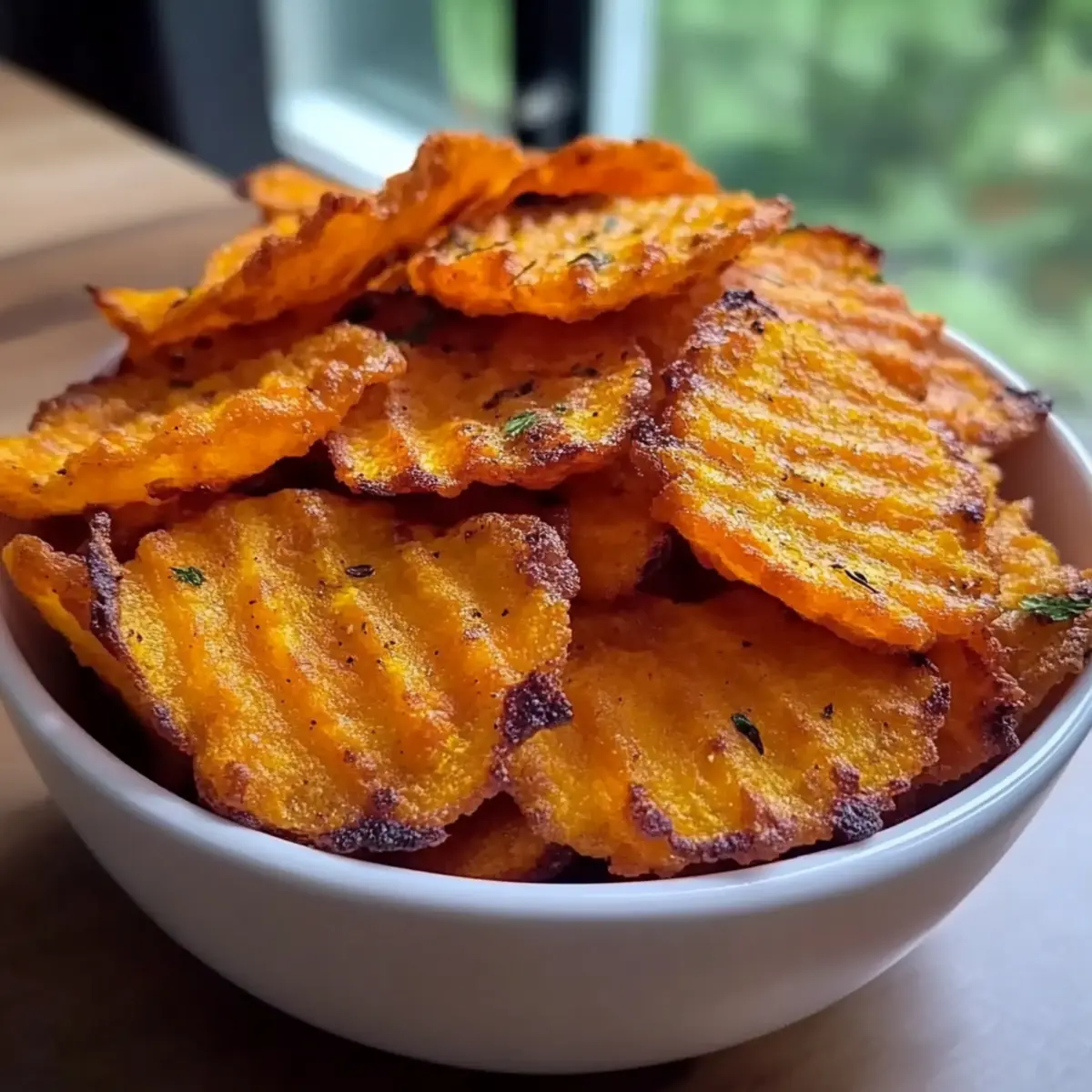 Crispy Healthy Carrot Chips
