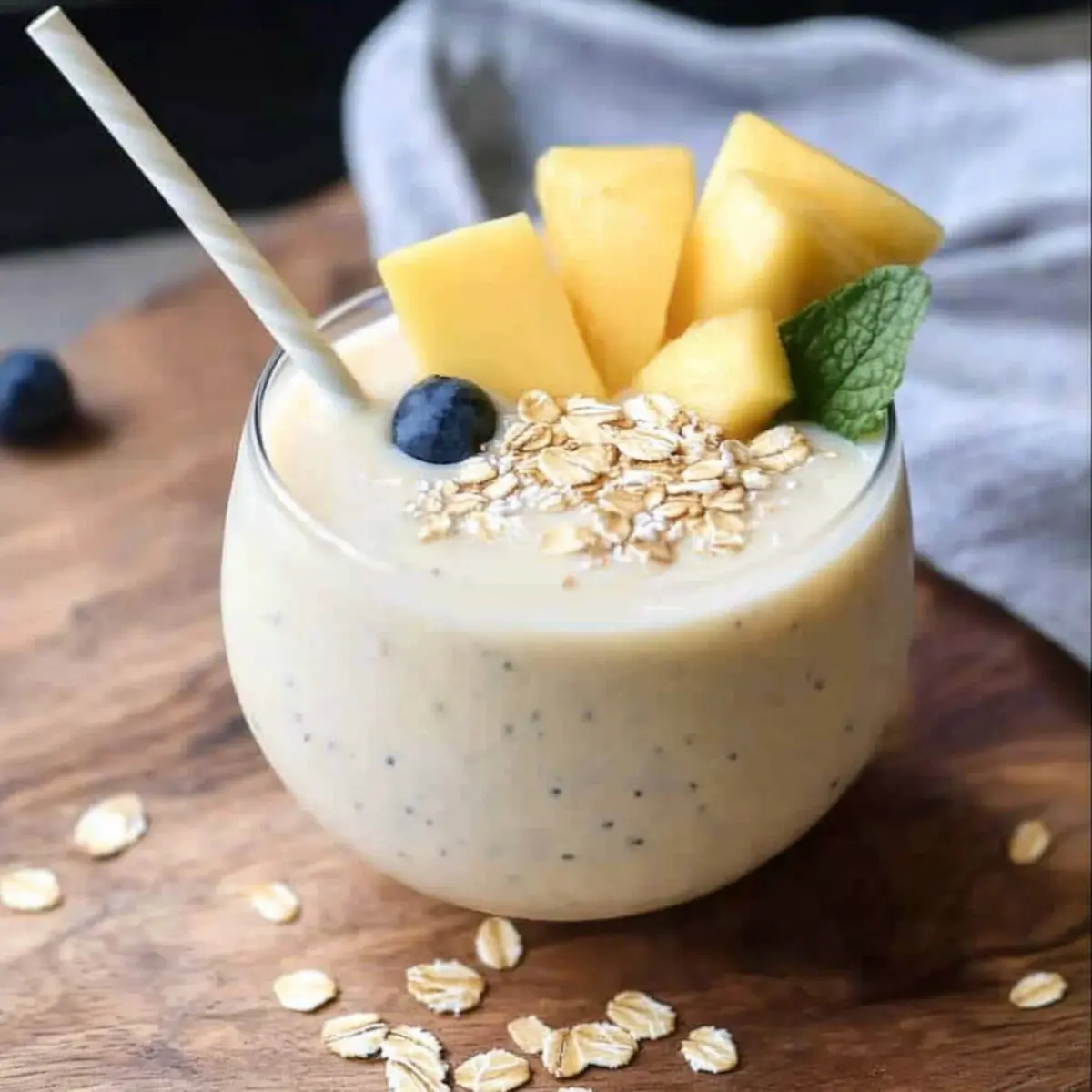 Pina Colada Breakfast Smoothie
