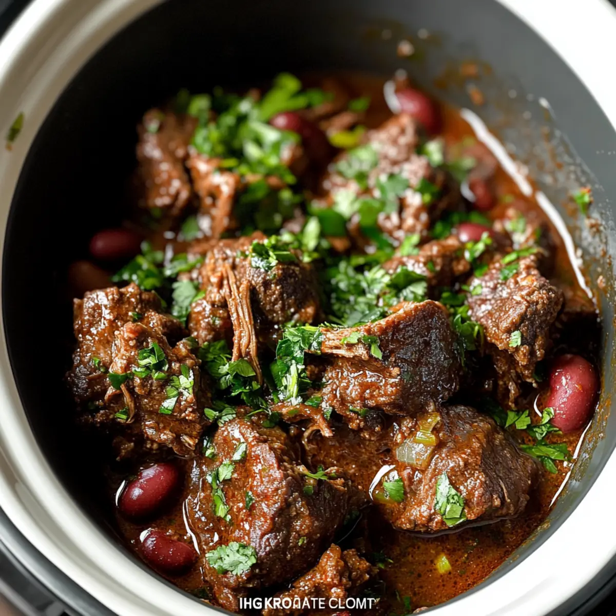 Slow Cooker Garlic Butter Beef Bites