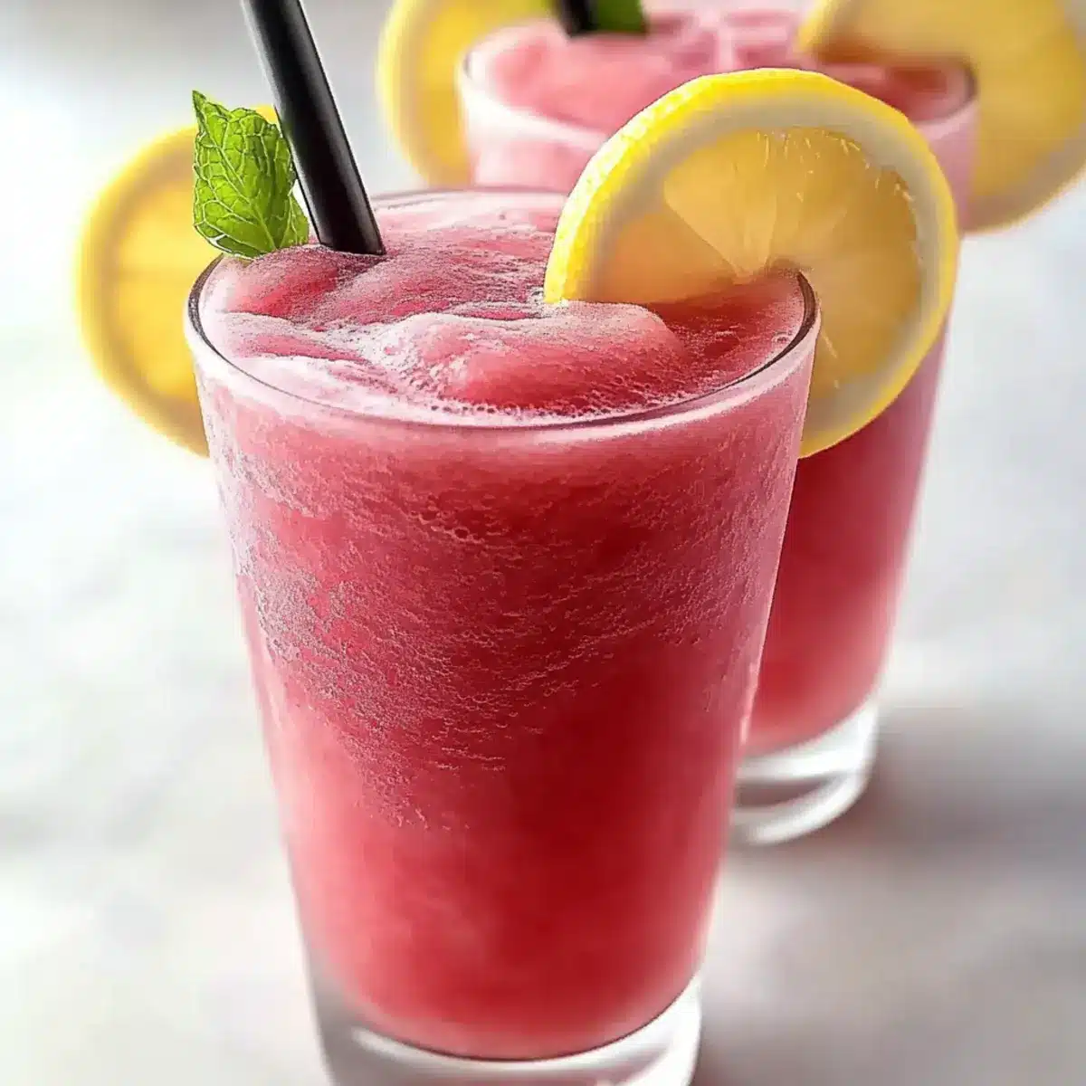 Frozen Hibiscus Lemonade