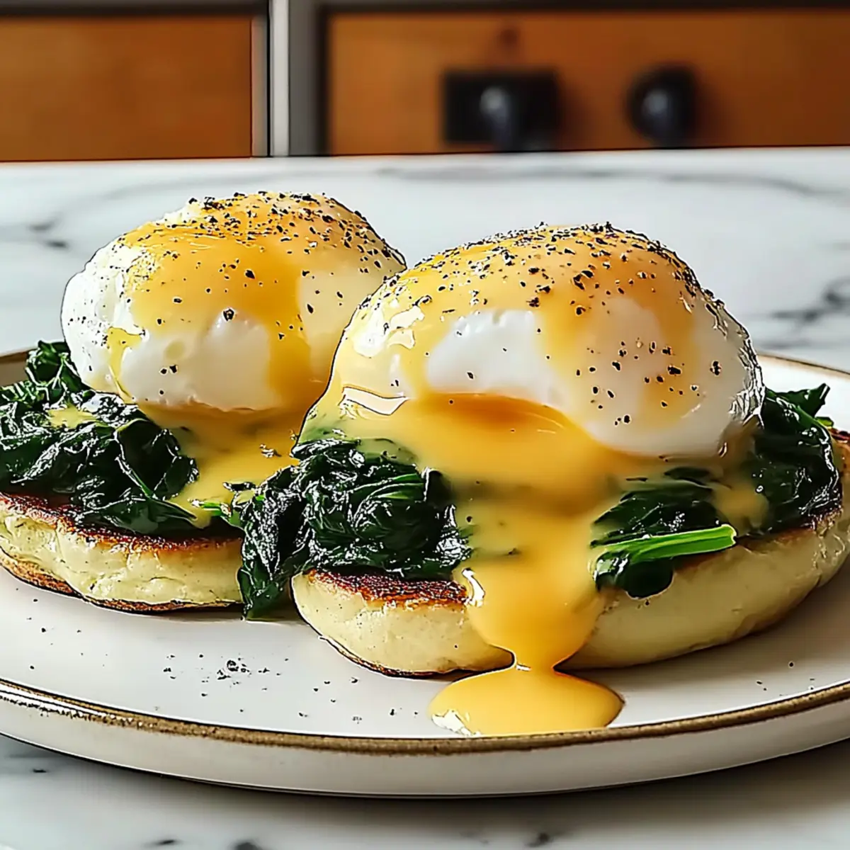 Spinach Florentine Benedict
