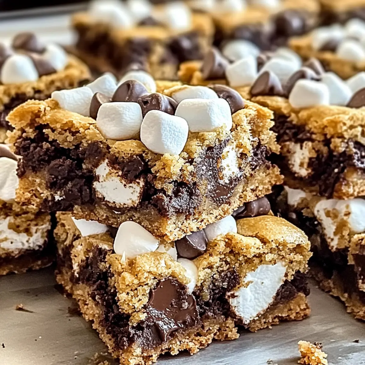 S'mores Cookie Bars