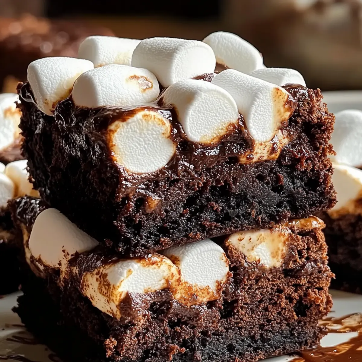 Gooey Marshmallow Brownies