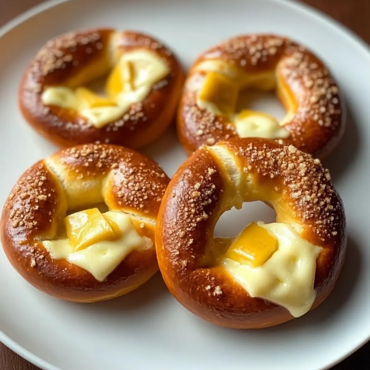 Crispy Cheese Stuffed Pretzels
