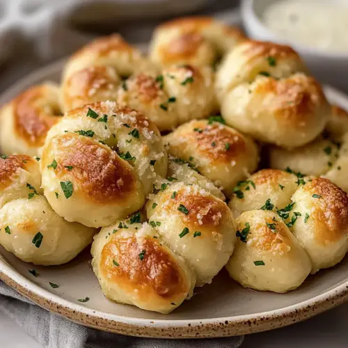 Cheesy Vegan Garlic Knots