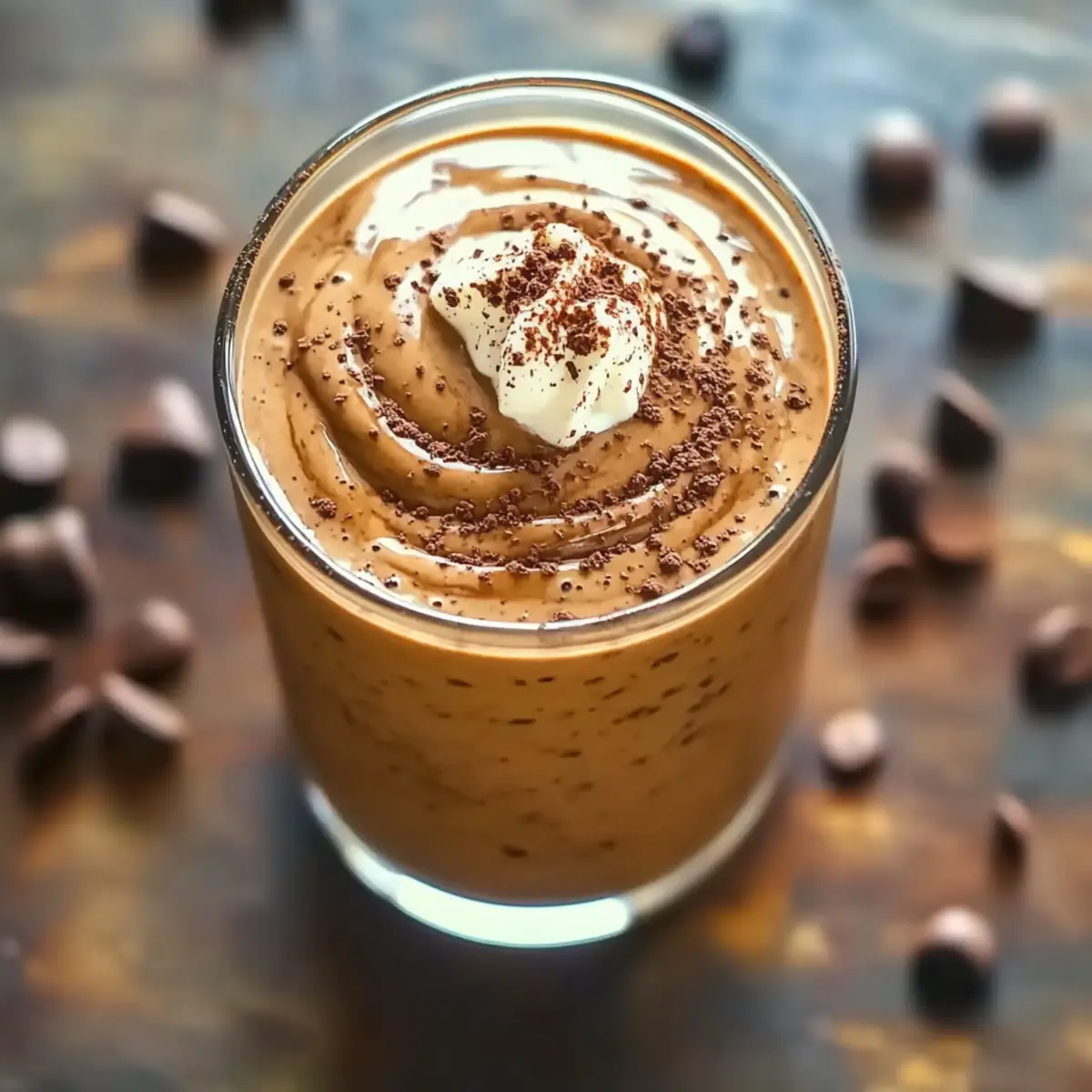 Healthy Salted Caramel Mocha Smoothie