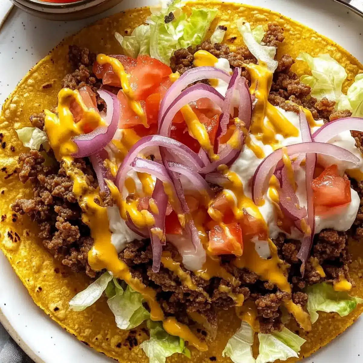 Cheesy Smash Tacos