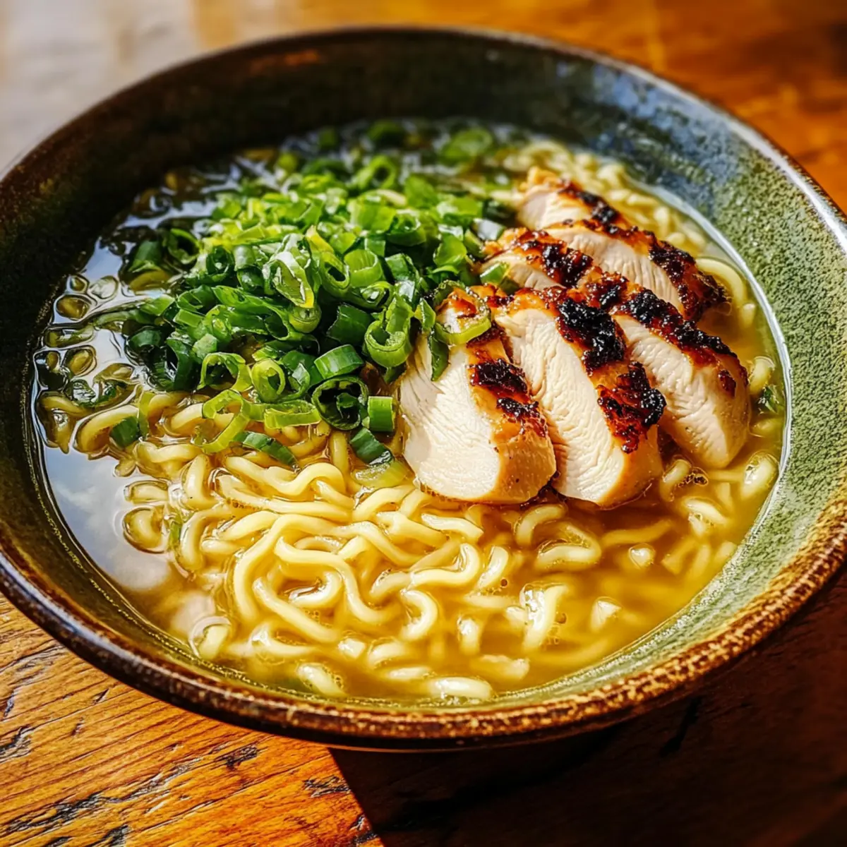 Ginger Garlic Chicken Noodle Soup
