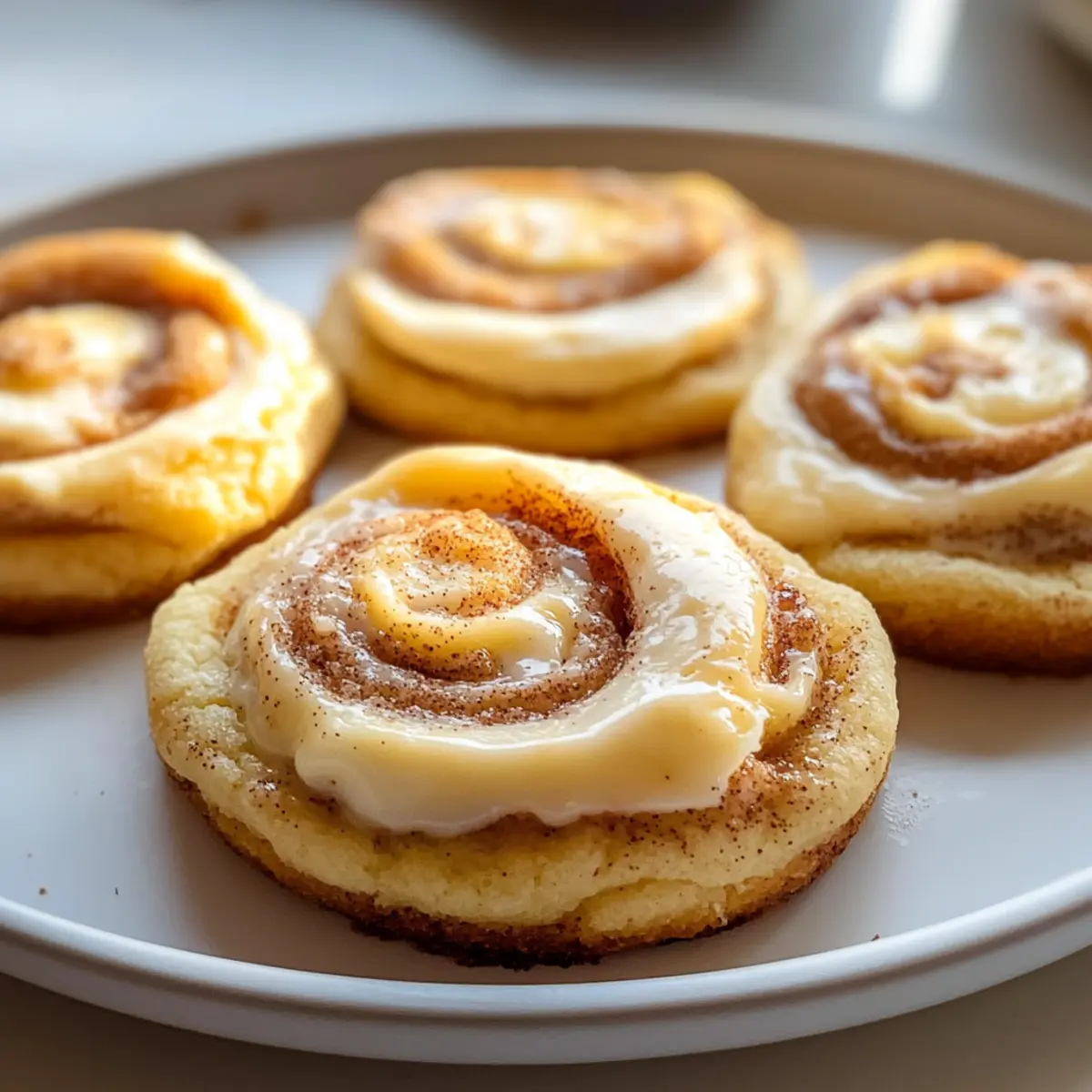 Cinnamon Roll Cheesecake Cookies