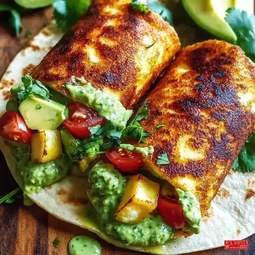 Crispy Hot Honey Halloumi Wrap