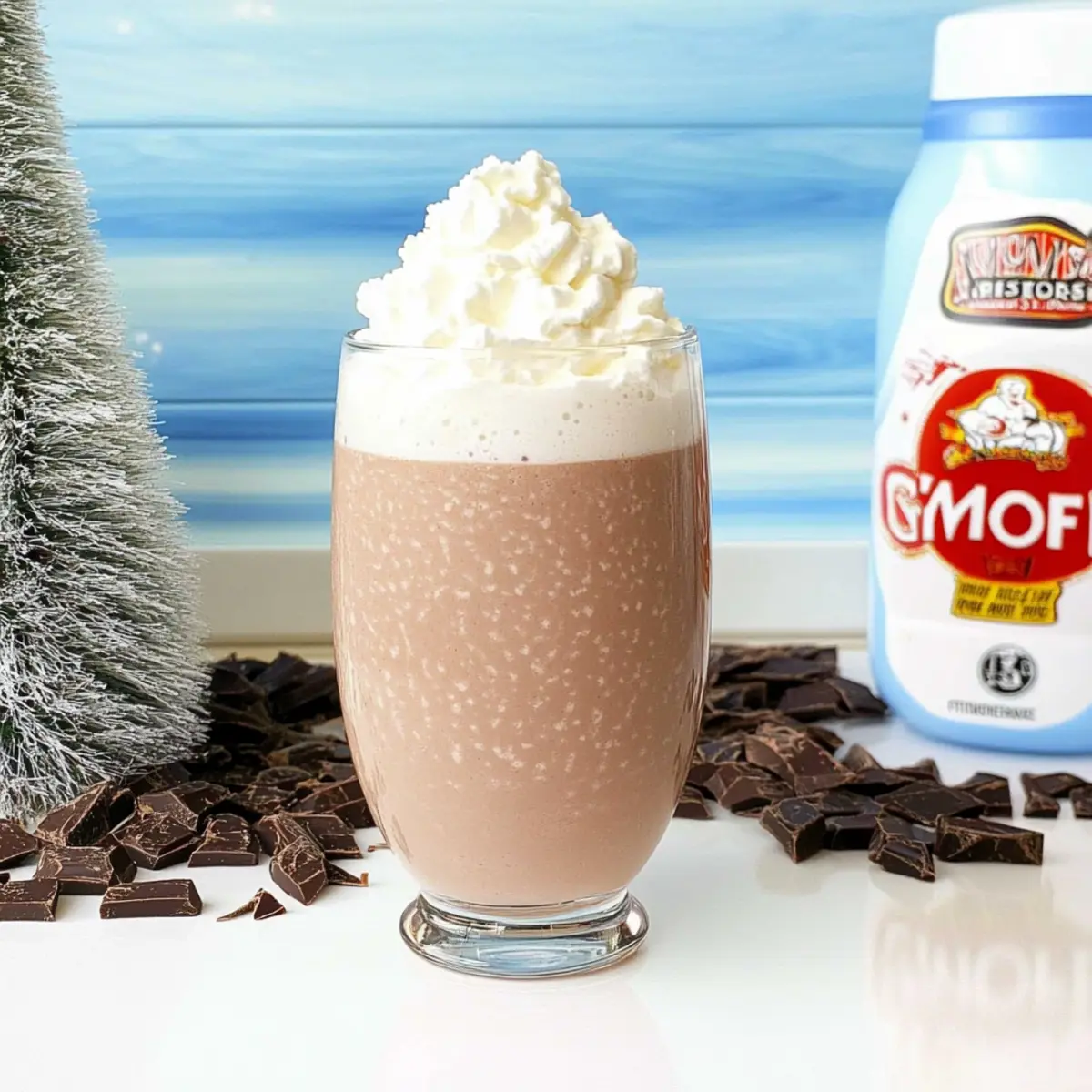 Frozen hot chocolate