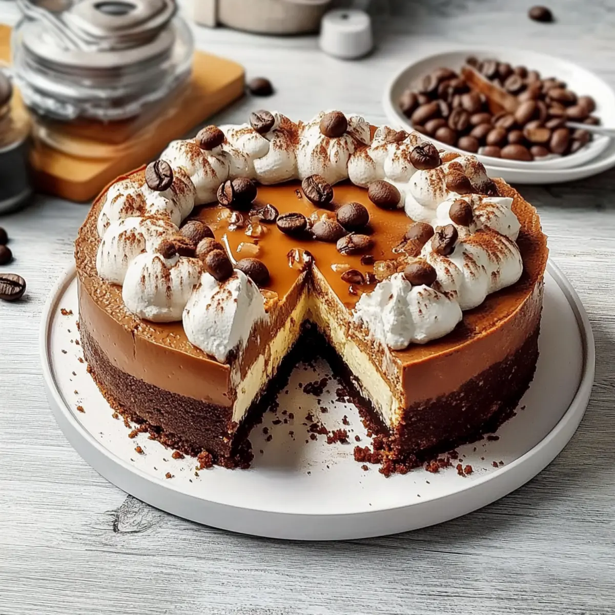 Rich Espresso Coffee Cheesecake