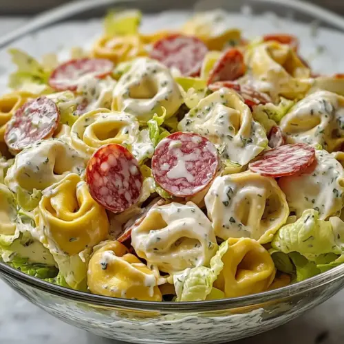 Italian Grinder Tortellini Salad