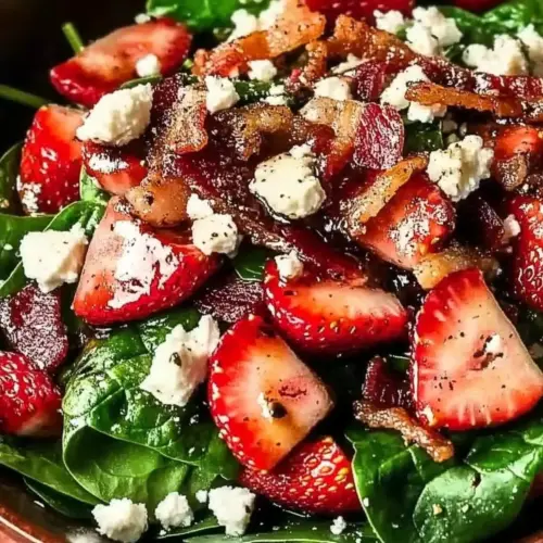 Strawberry Spinach Salad