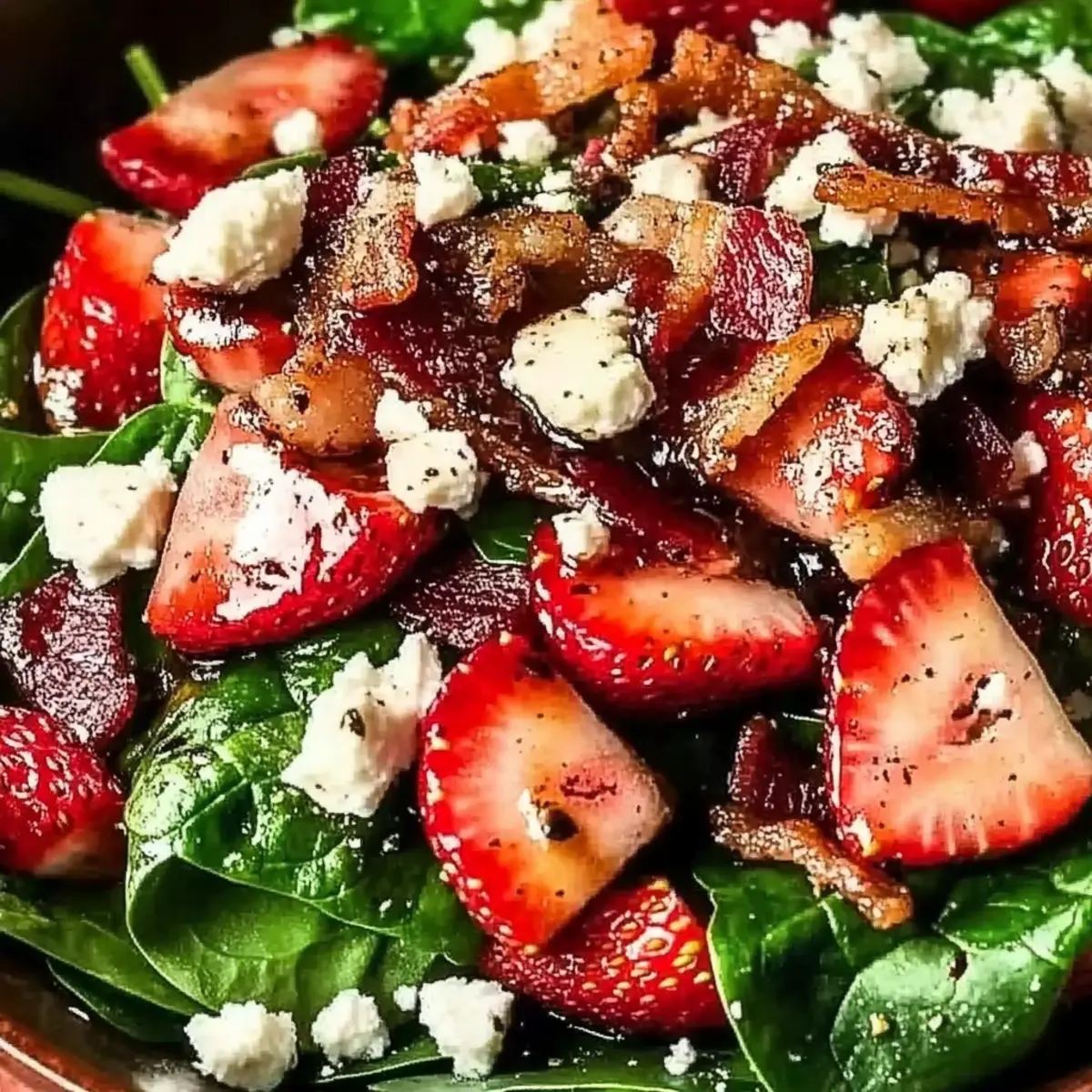 Strawberry Spinach Salad
