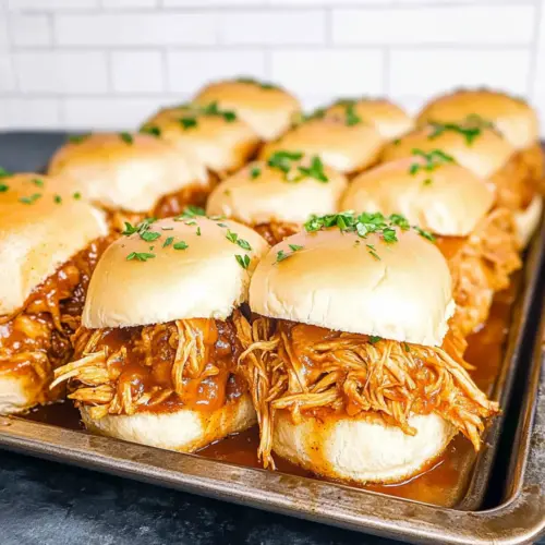BBQ Pulled Chicken Sliders