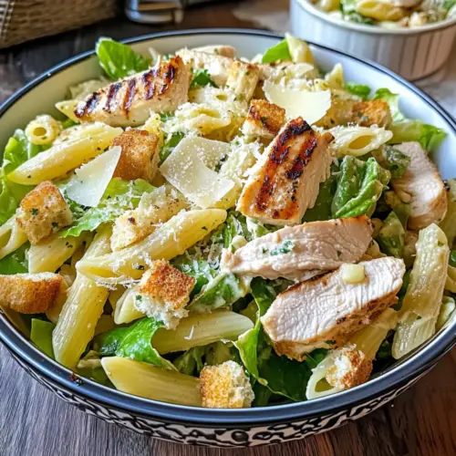 Chicken Caesar Pasta Salad