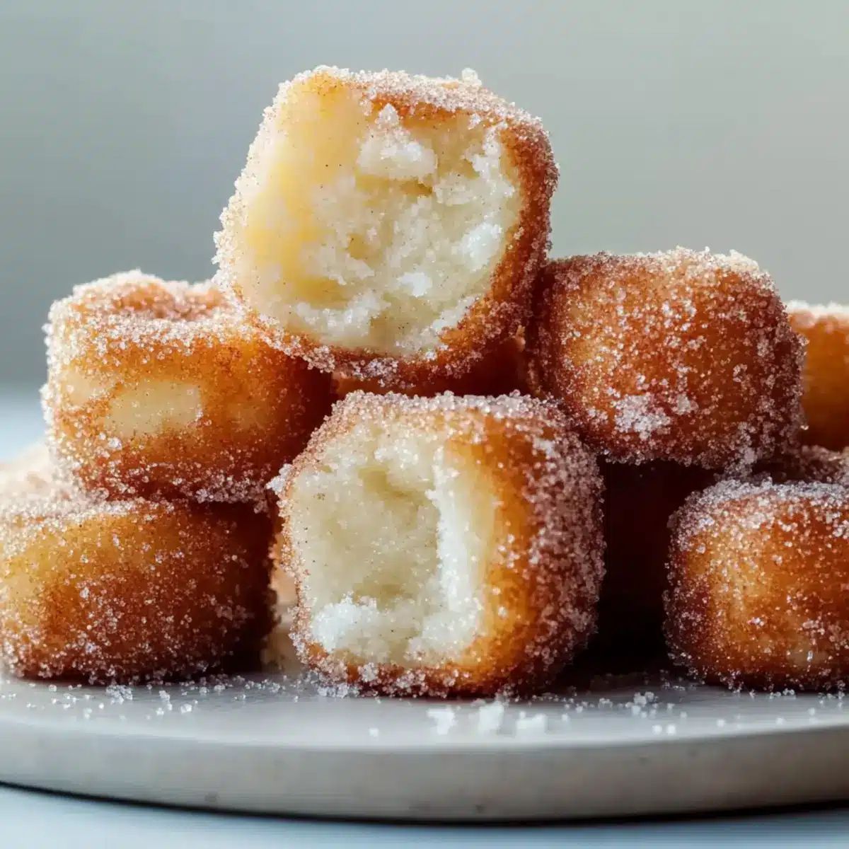 Churro-Style Donut Bites