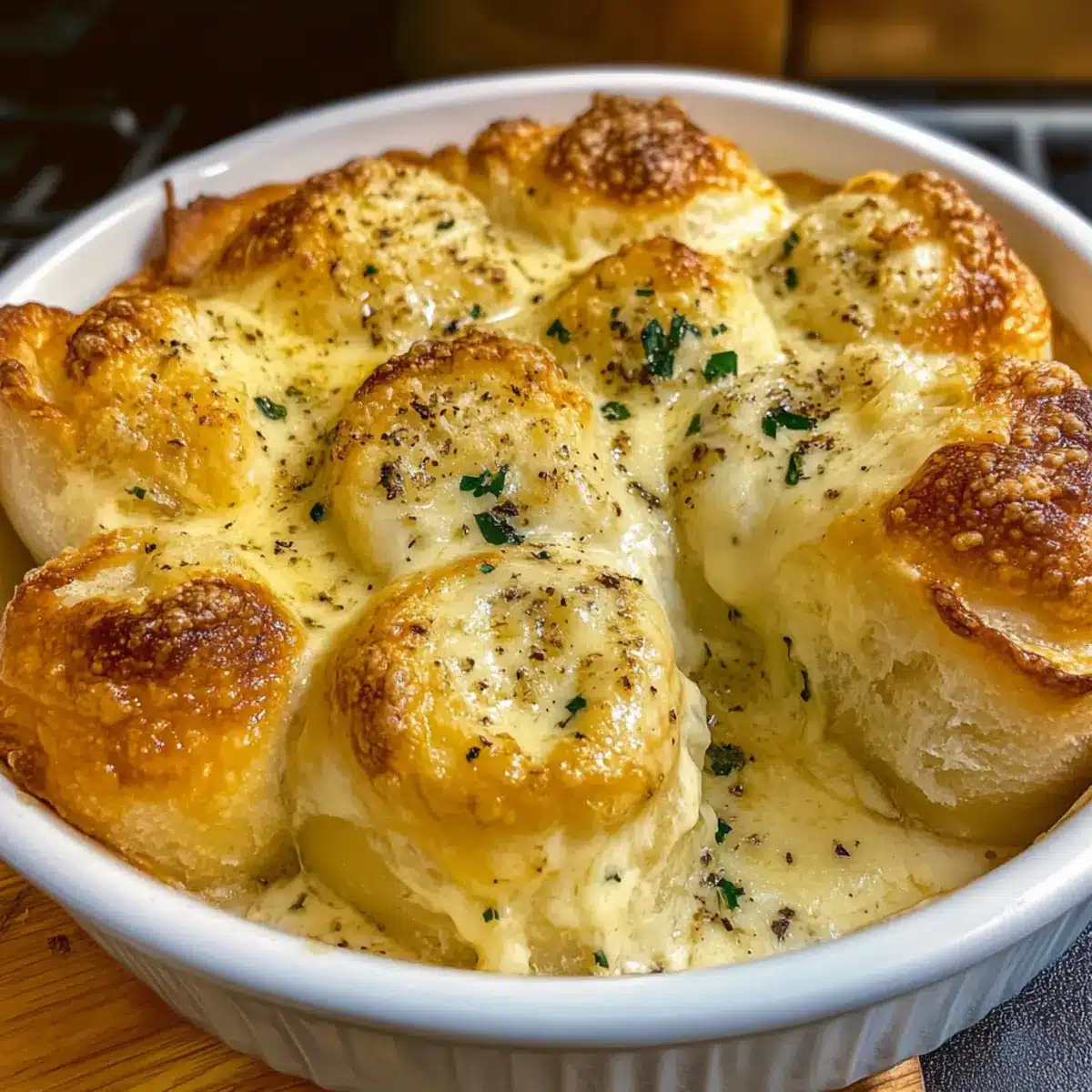 Cheesy Garlic Butter Rollups