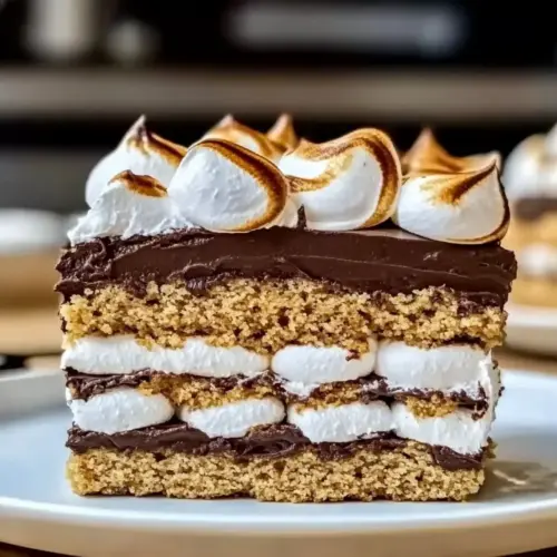 No Bake S’mores Cake