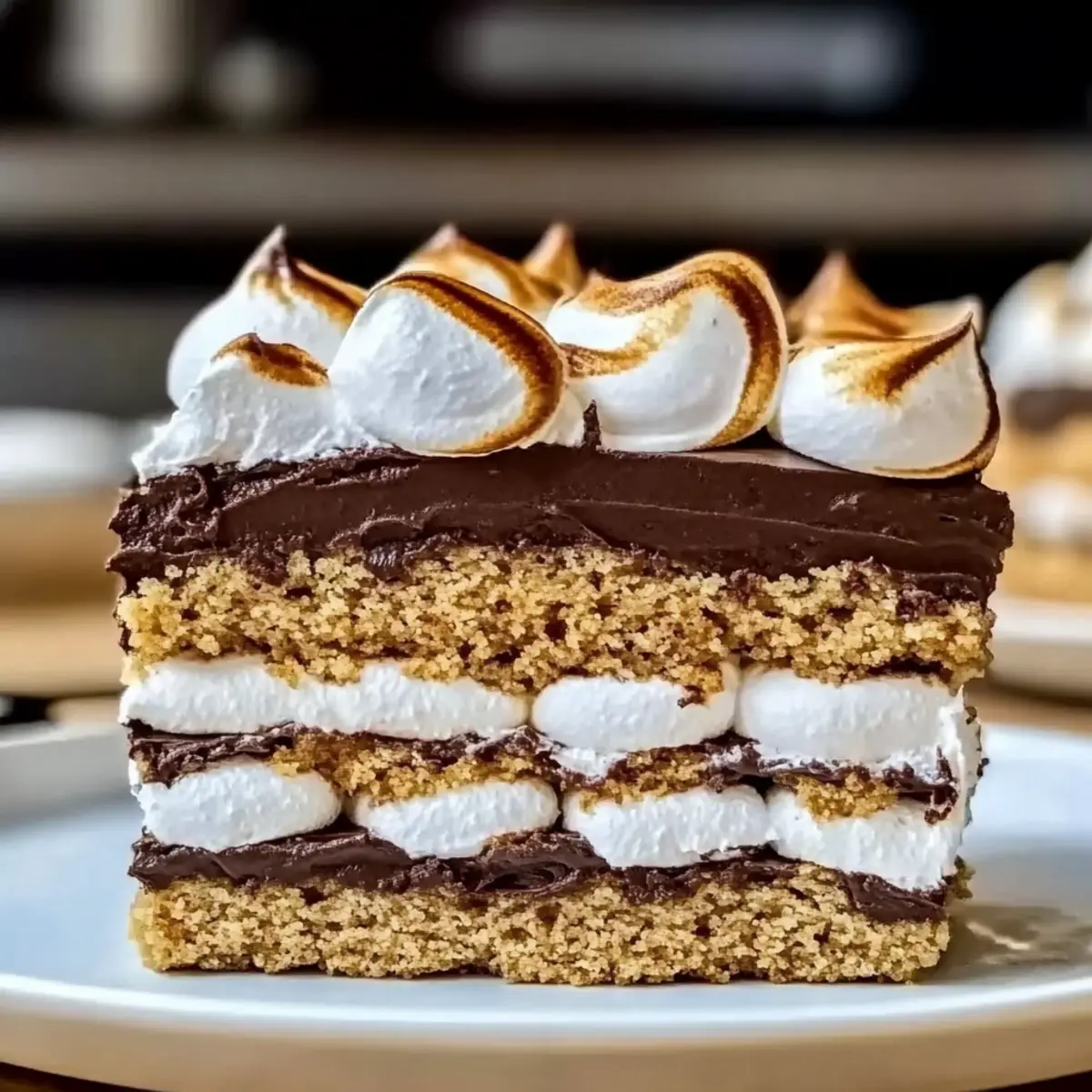 No Bake S’mores Cake