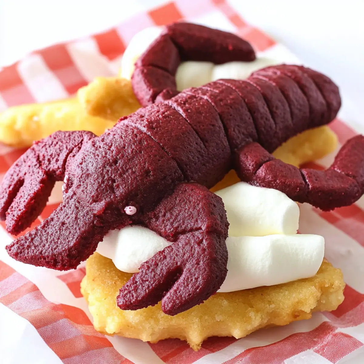 Red Velvet Whoopie Pie Lobsters