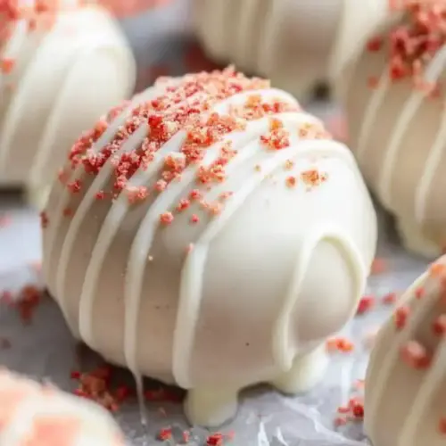 Strawberry Cheesecake Oreo Truffles