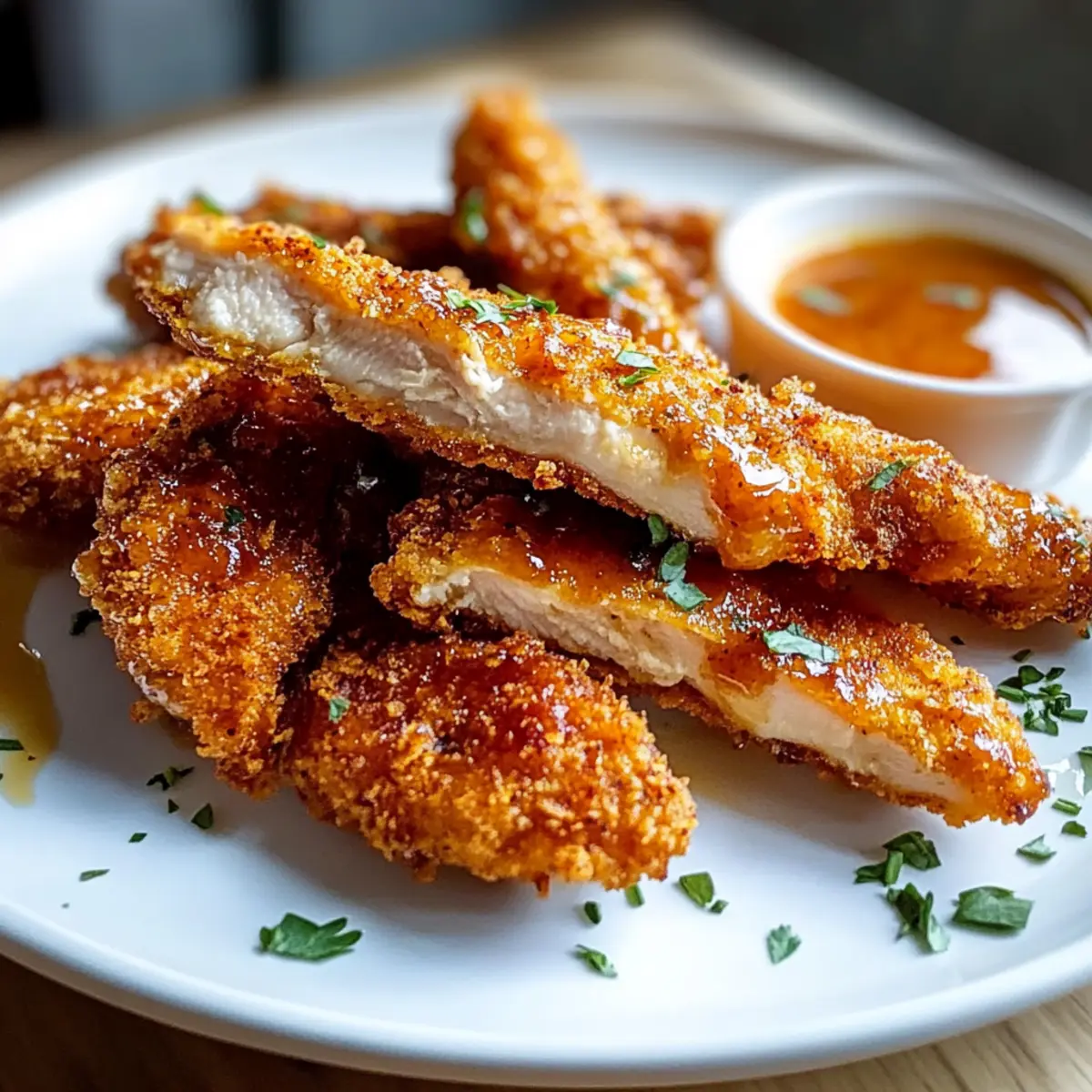 Crispy Sunny Hot Honey Chicken Tenders