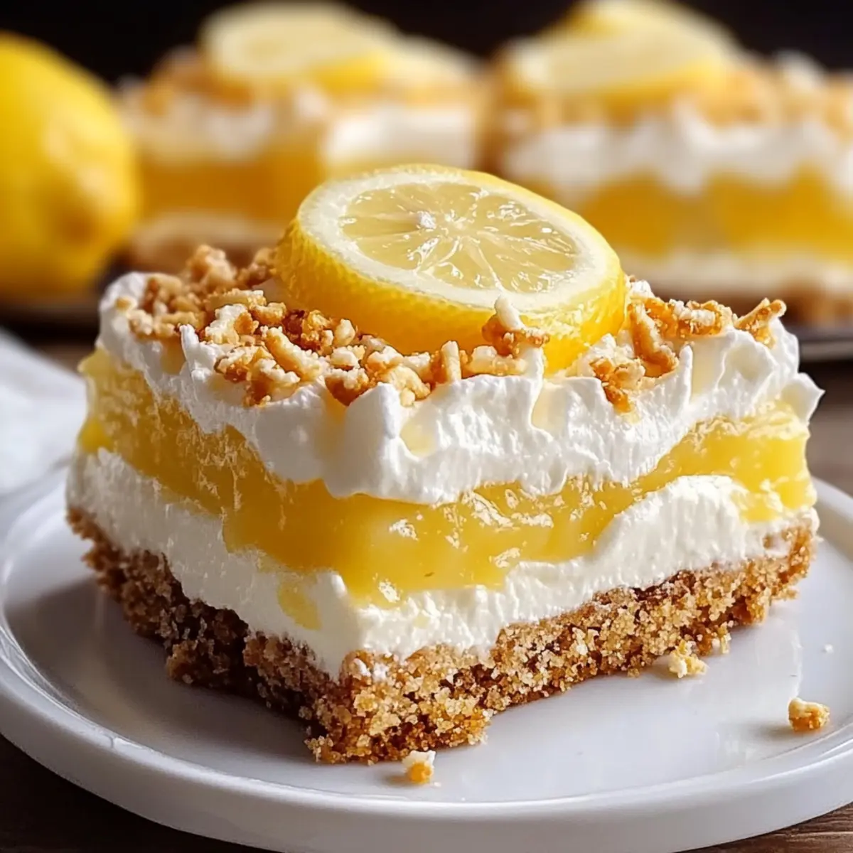 3 Layer Lemon Pretzel Dessert