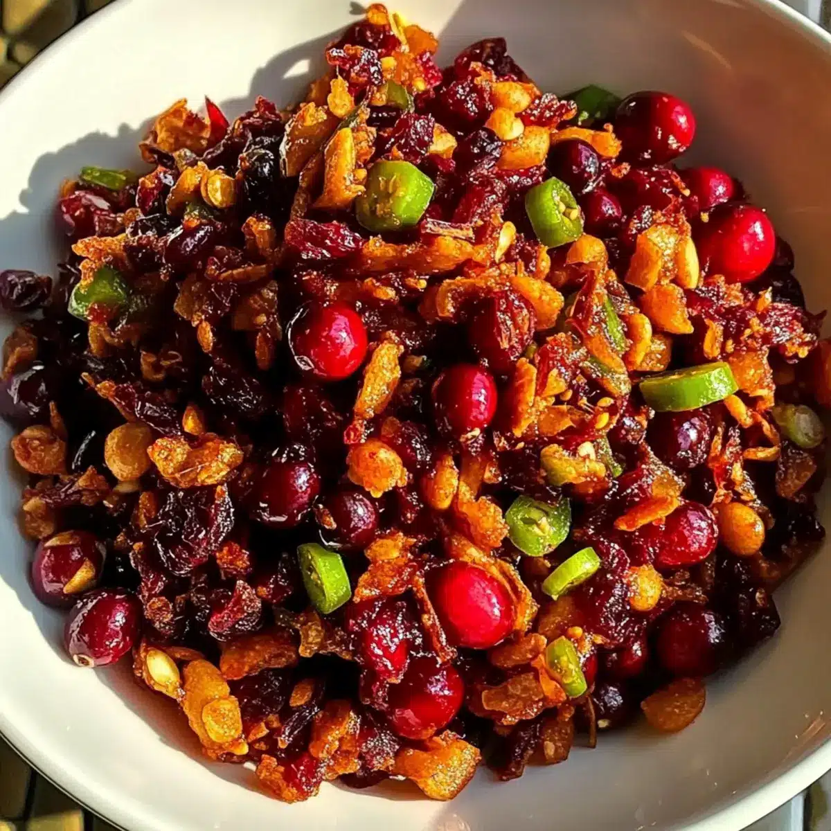 Spicy Cranberry Salsa