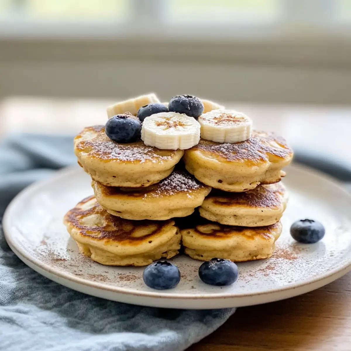 5-Ingredient Banana Oat Pancakes