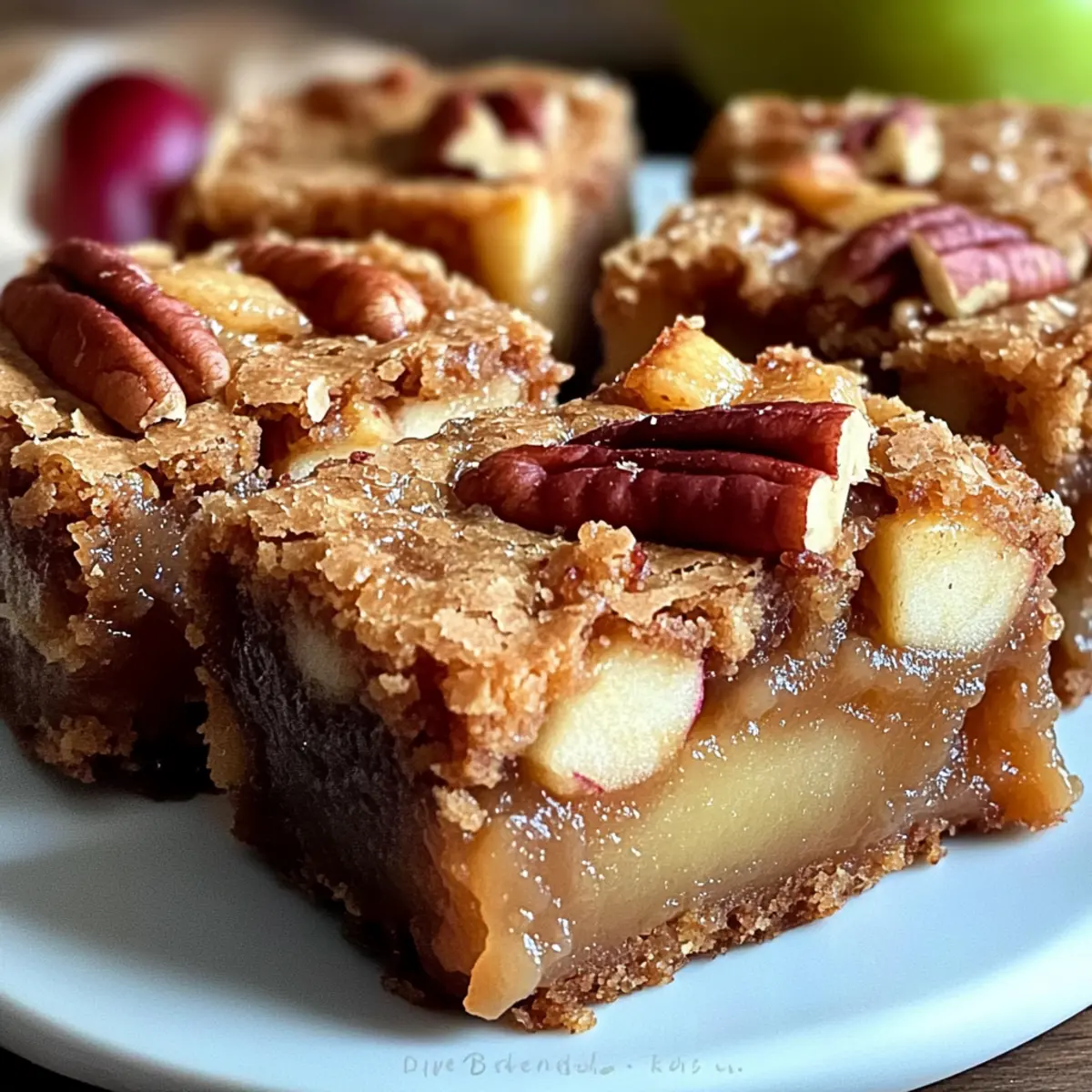 Brown Butter Apple Blondies