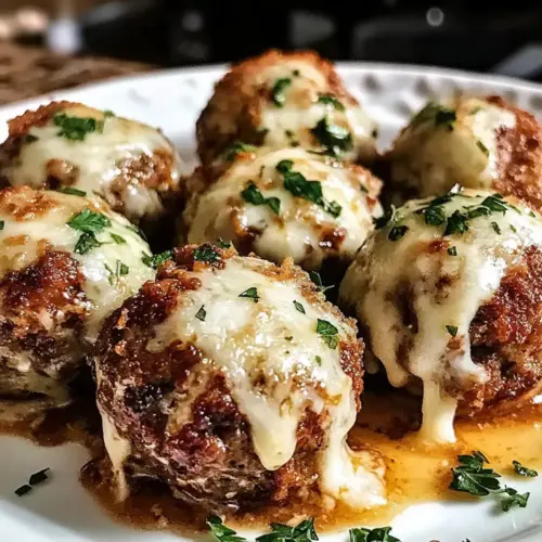 Creamy Garlic Parmesan Meatballs