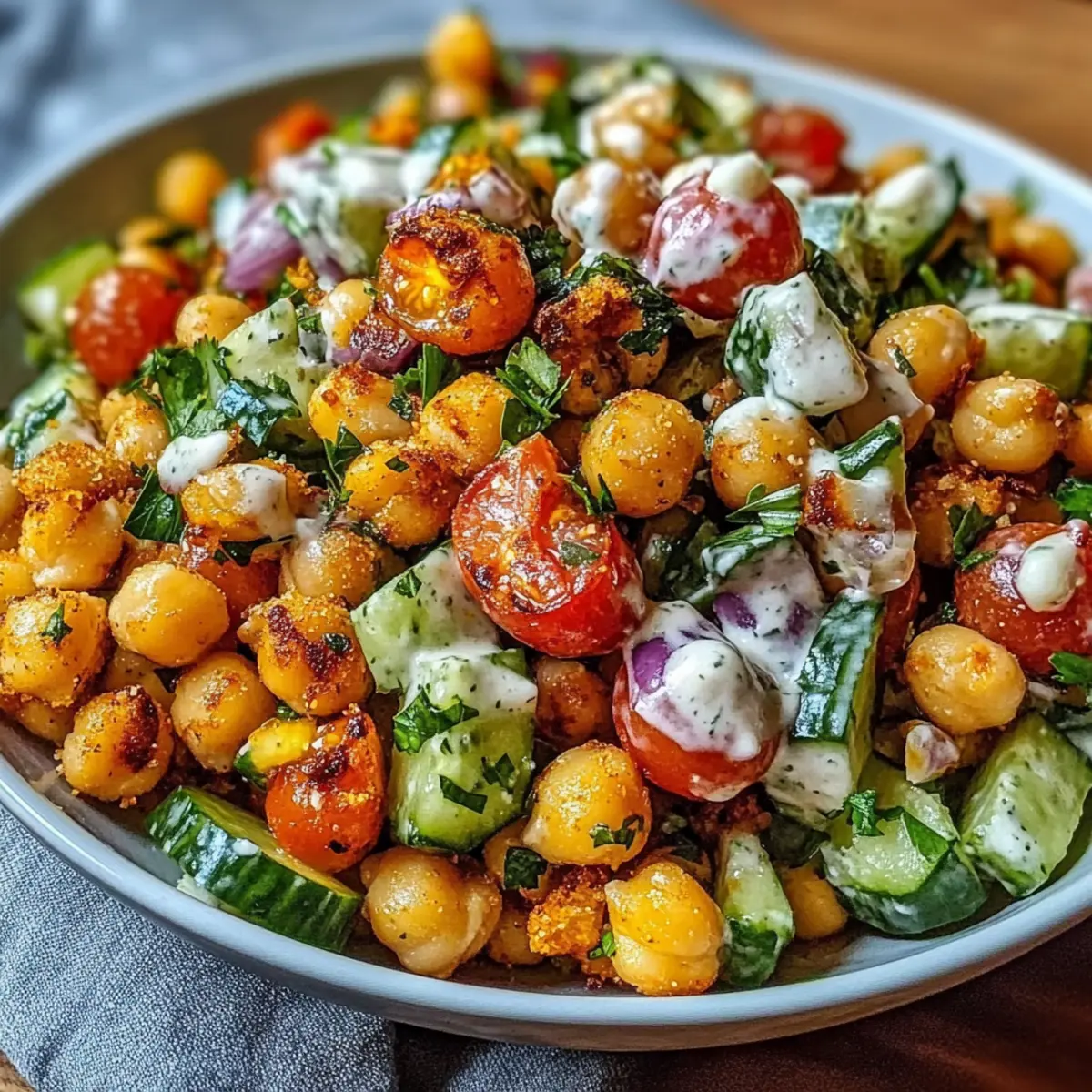 Fresh Mediterranean Chickpea Salad