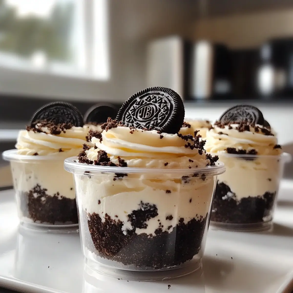 No Bake Oreo Cheesecake Cups