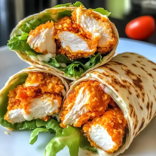 Crispy Buffalo Chicken Wraps
