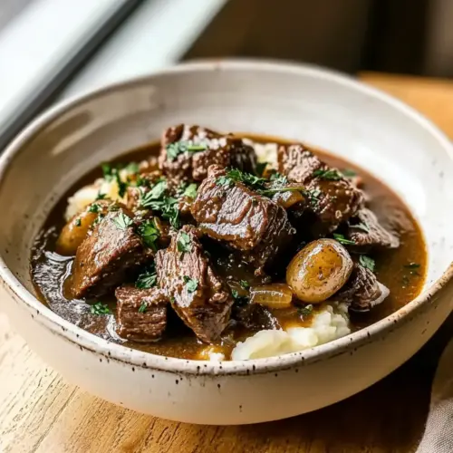 Crockpot Beef Tips and Gravy