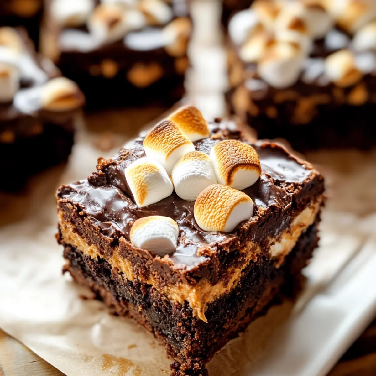 Sweet Potato S’mores Brownies