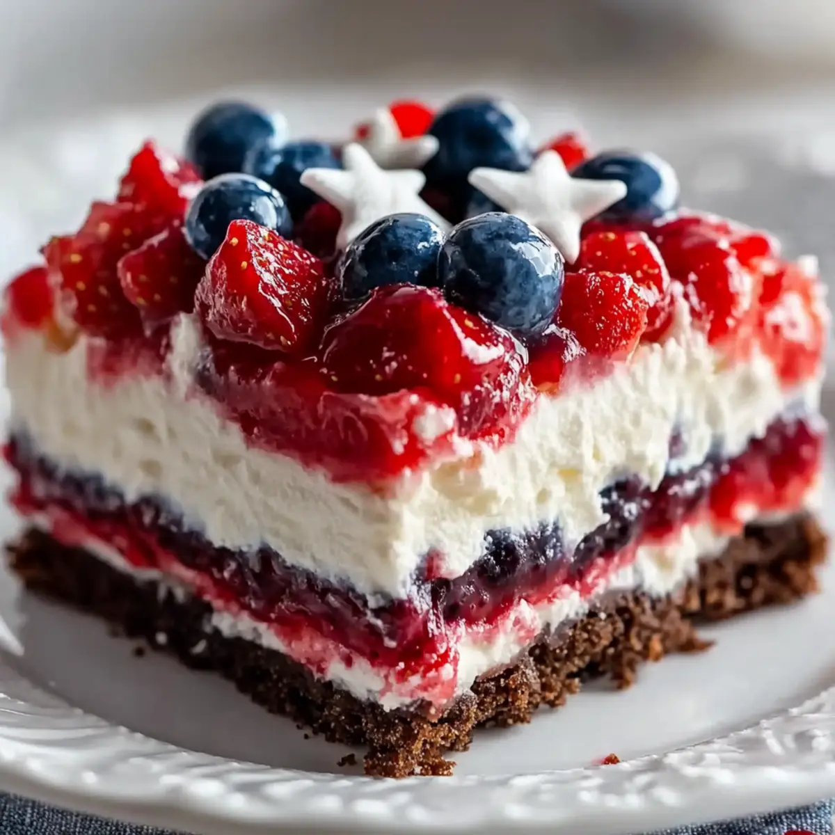4th of July Dessert Lasagna