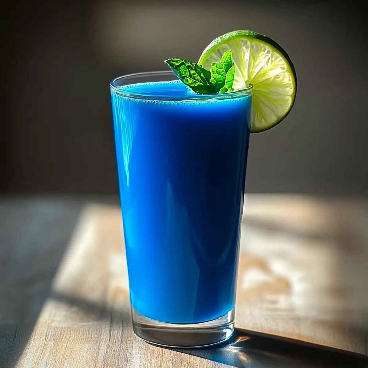 Refreshing Blue Spirulina Juice