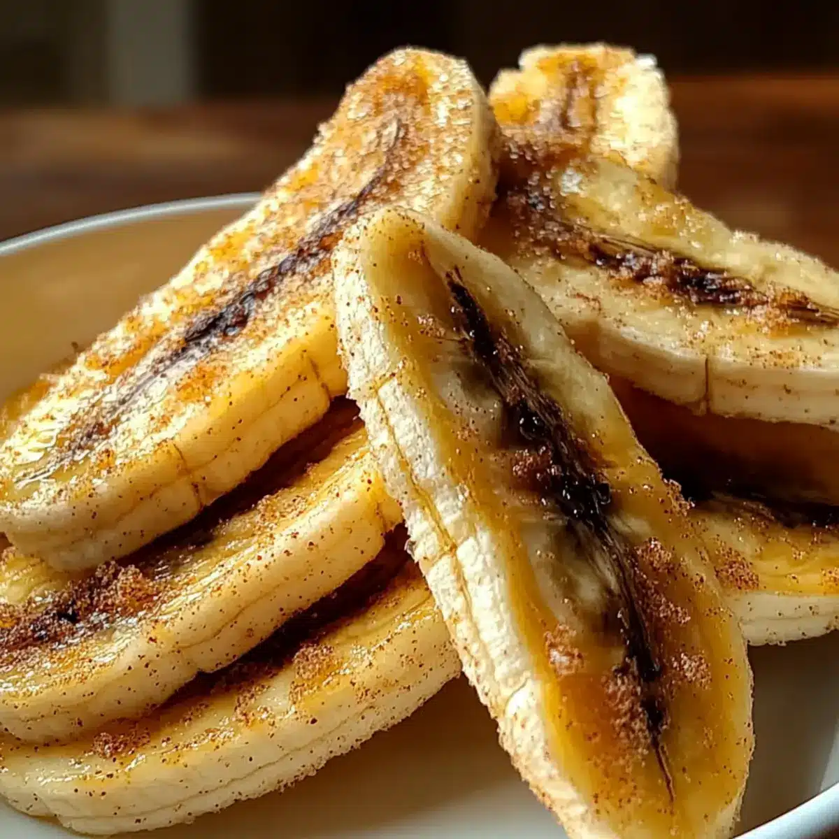 Sweet Cinnamon Air Fryer Banana Chips