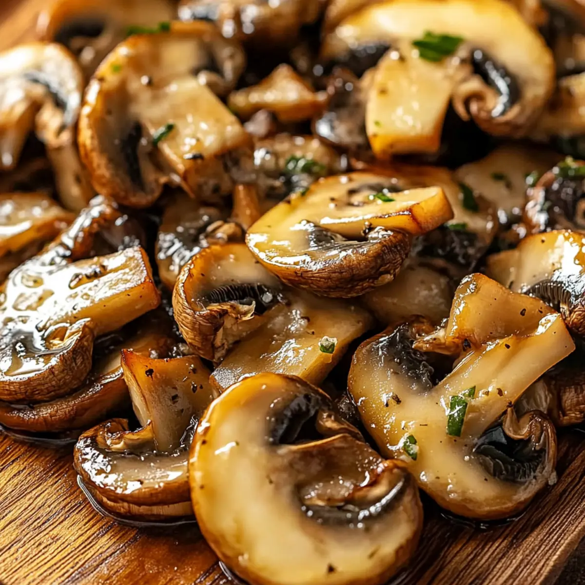 Herb Butter Sautéed Mushrooms